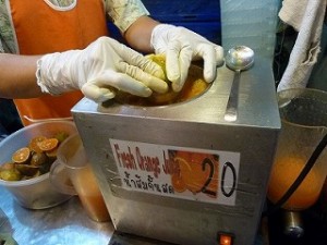 手作りオレンジジュース２